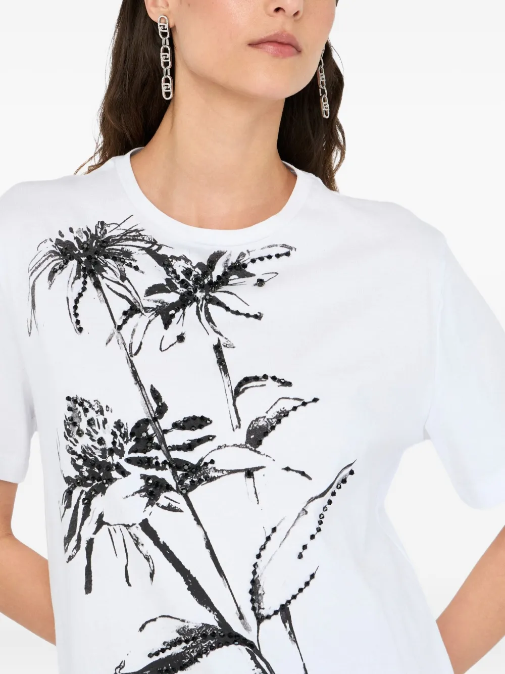 Liu •jo Cotton T-shirt With Print
