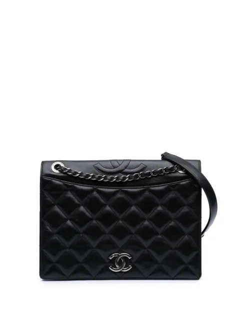 CHANEL Pre-Owned 2015-2016 Medium Quilted Lambskin Ballerine Flap crossbody bag