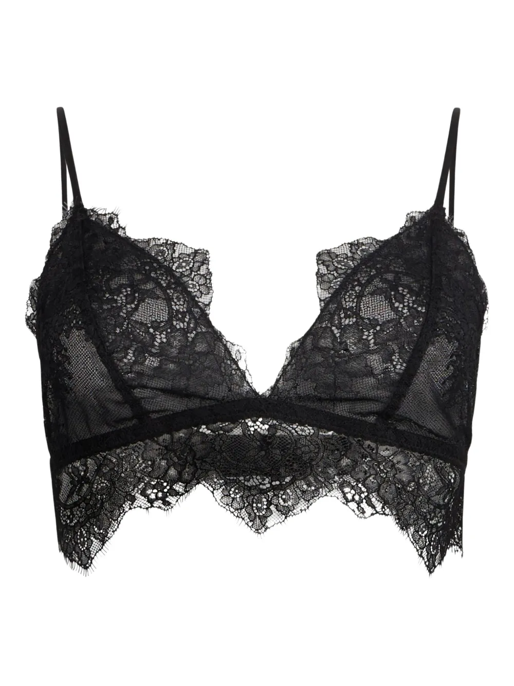 LIU JO lace-detailing top | Black | Image 1