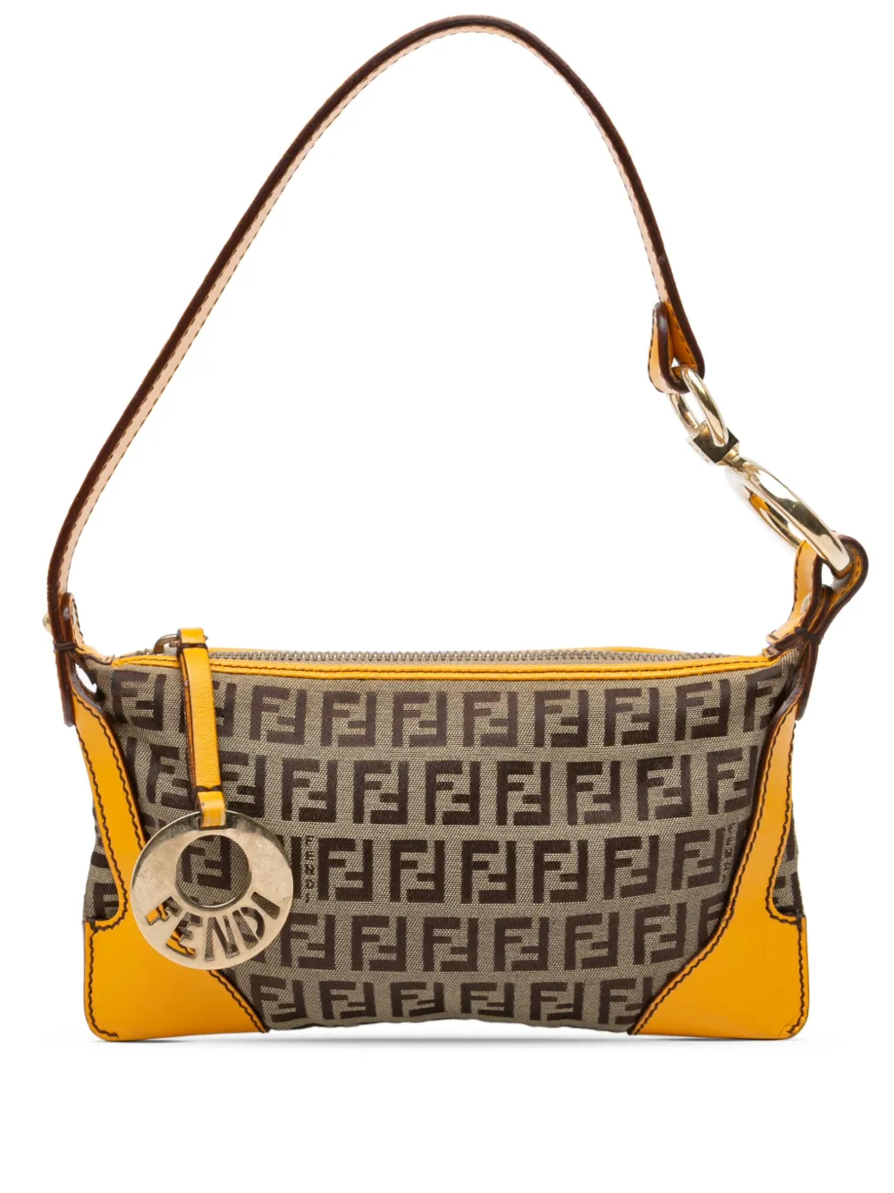 Fendi Pre-Owned 2000-2010 Mini Zucchino Canvas Chef shoulder bag | Brown | Image 1