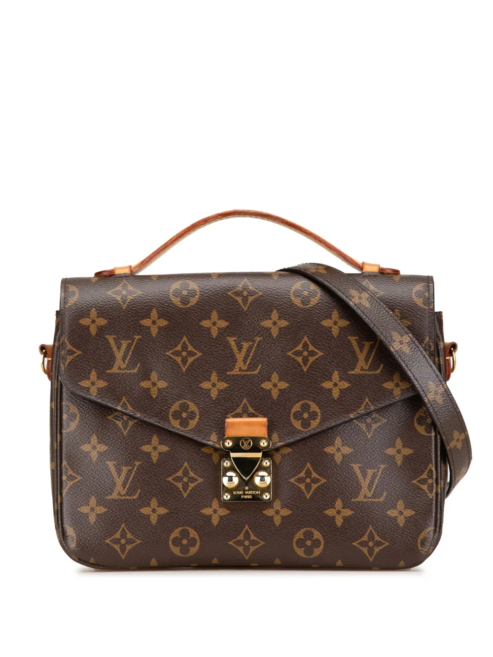 Louis Vuitton Pre-Owned 2018 Monogram Pochette Metis satchel | Brown | Image 1