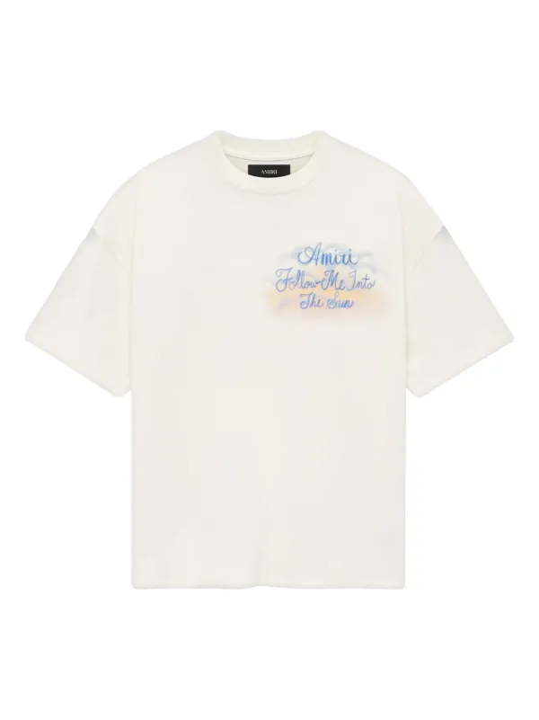 Tシャツ・カットソー Amiri White Cotton T-Shirt 23796217_53798503_600.jpg