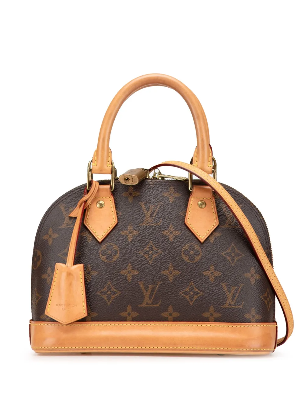 Louis Vuitton Pre-Owned bolsa satchel Alma BB con monograma 2021-2024 | marrón | Image 1