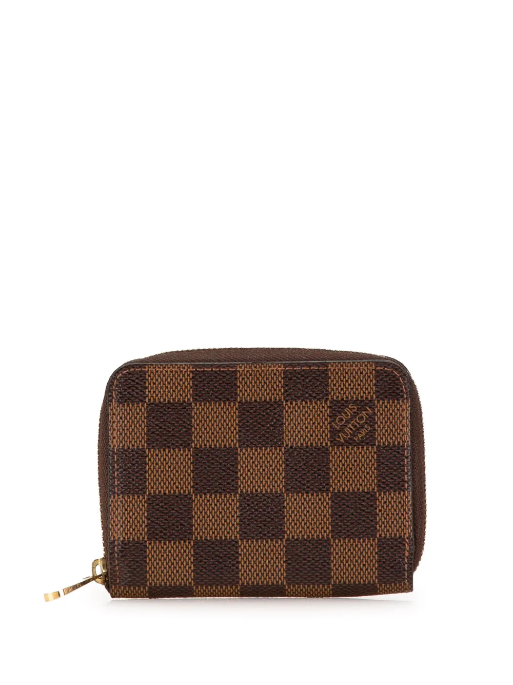 Pre-owned Louis Vuitton 2012 Damier Ebene Zippy Purse Coin Pouch