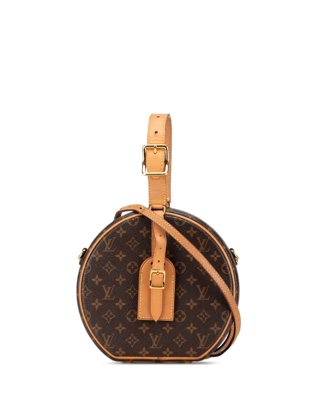 Louis Vuitton Pre-Owned 2018 Monogram Petite Boite Chapeau satchel | Brown | Image 1
