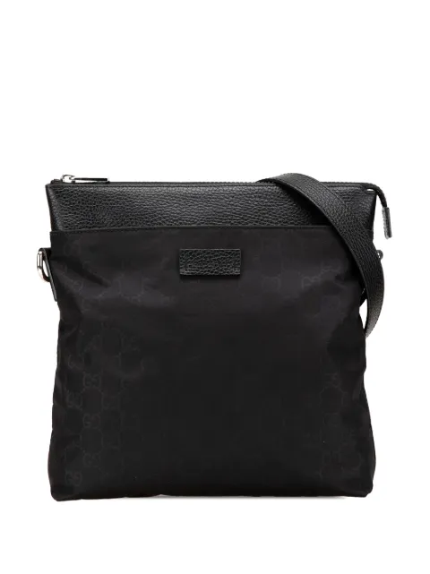 Gucci Pre-Owned 2000-2015 GG Nylon Flat Messenger Bag crossbody bag