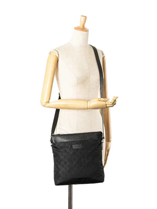 Gucci Pre-Owned 2000-2015 GGナイロン フラット メッセンジャー 