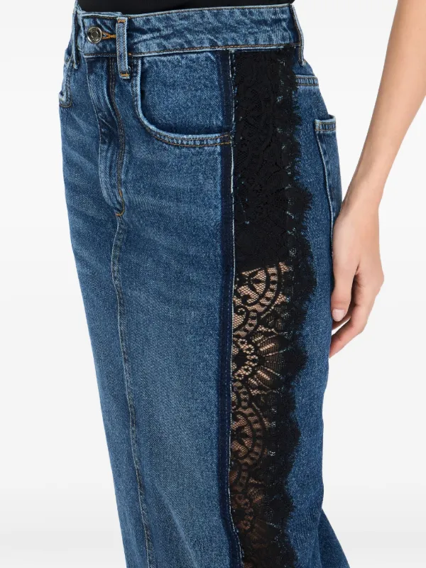 Jupe En Jeans Liu Jo Taille Haute - Taille 25, Bleu, Occasion Très Bon état