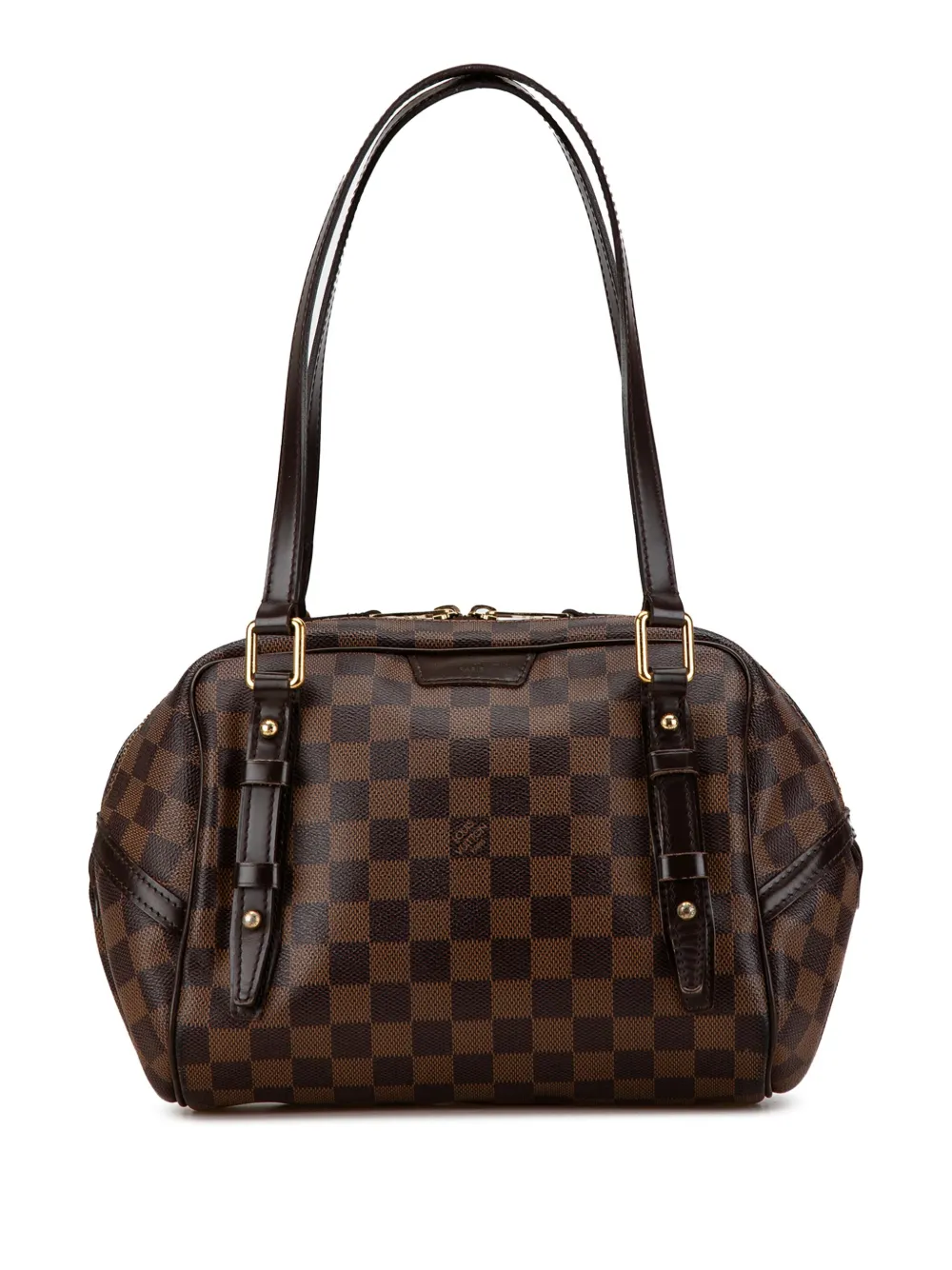 Louis Vuitton Pre-Owned 2010 Damier Ebene Rivington PM shoulder bag | Brown | Image 1