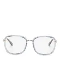 Chloé Kids square-frame glasses - Blue