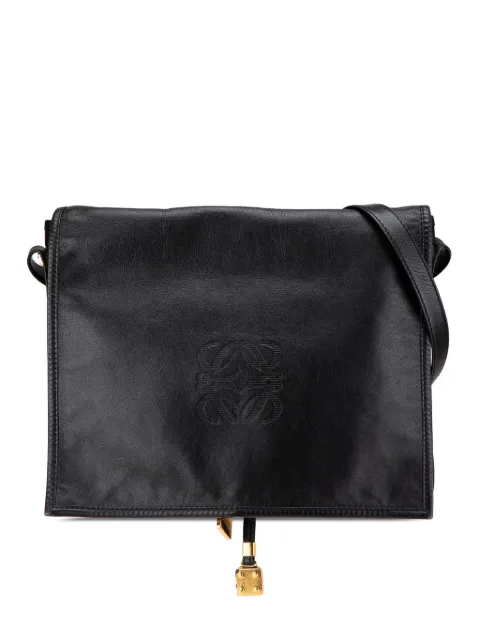 Loewe Pre-Owned 20th Century Anagram Leather Flap crossbody bag