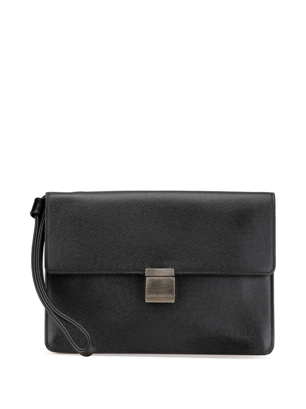 Louis Vuitton Pre-Owned 2004 Taiga Selenga clutch bag | Black | Image 1