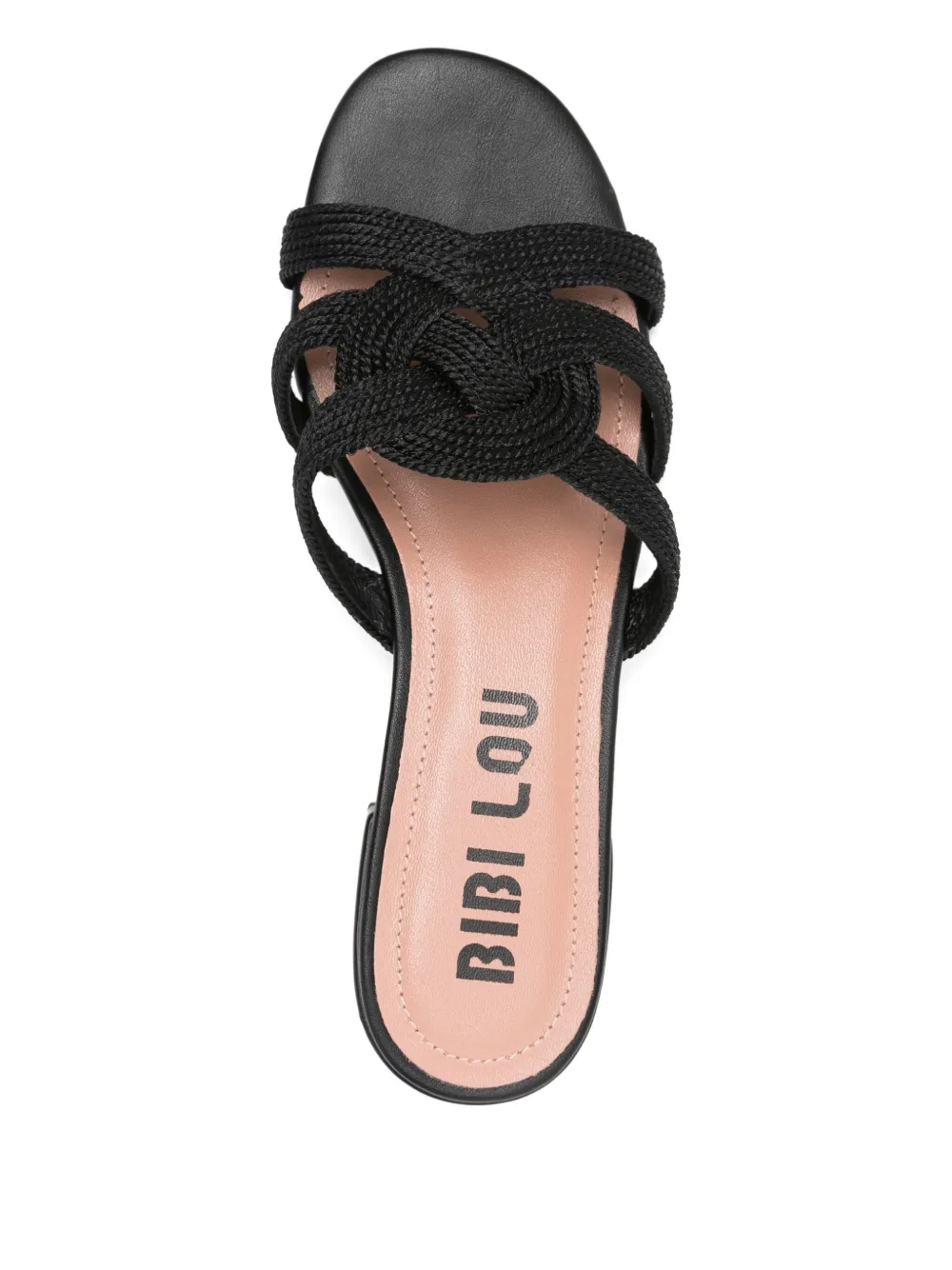 Bibi Lou 30mm Alia knotted sandals Black