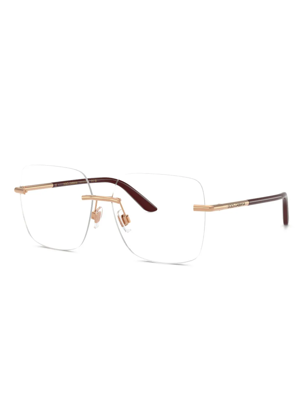 Dolce & Gabbana Eyewear square-frame glasses Goud