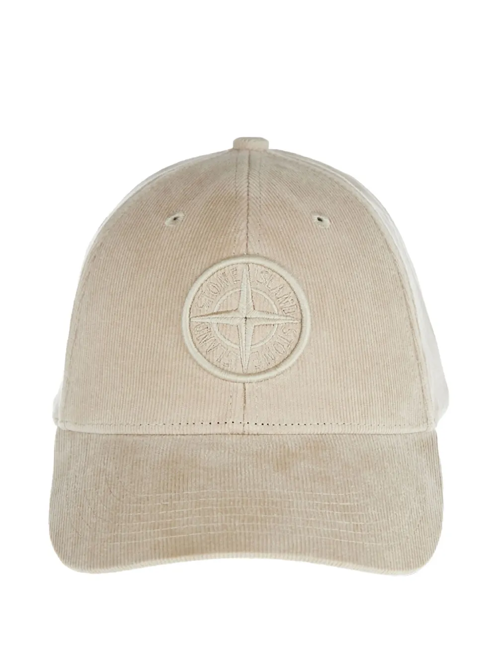 Stone Island corduroy logo cap | Neutrals | Image 1