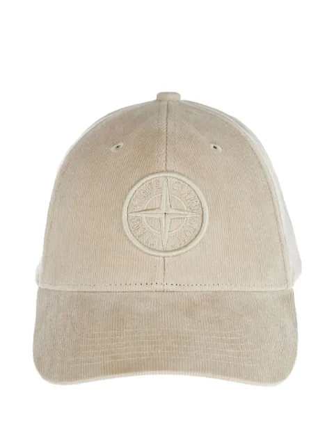 Stone Island corduroy logo cap
