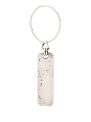 WERKSTATT：MUNCHEN KEYRING NAME PLATE WERKSTATT:MUNCHEN keyring name plate （silver） - Osaka
