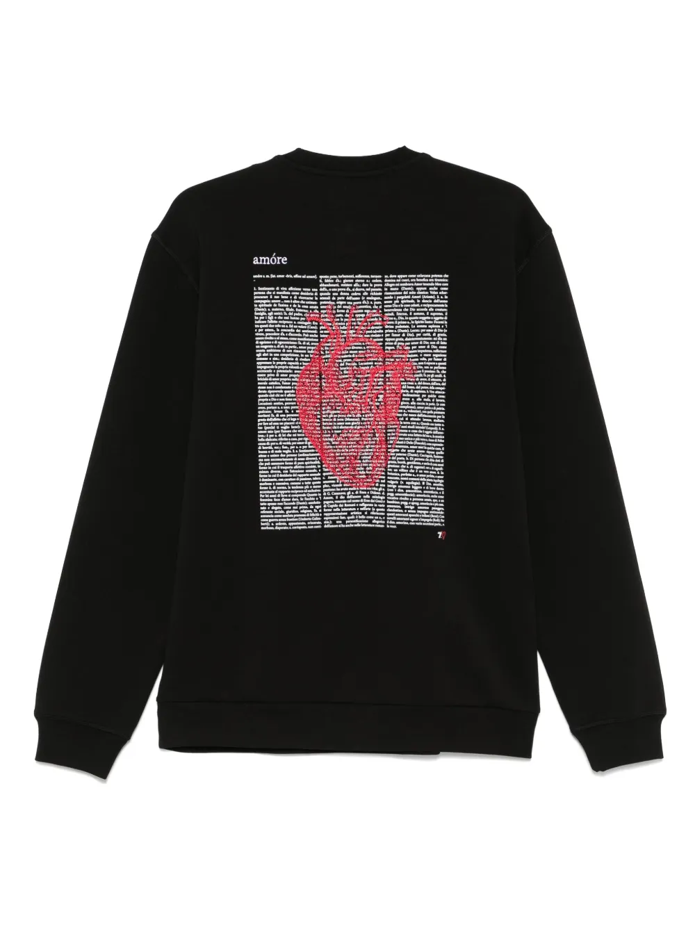 EA7 GRAPHIC-PRINT SWEATSHIRT