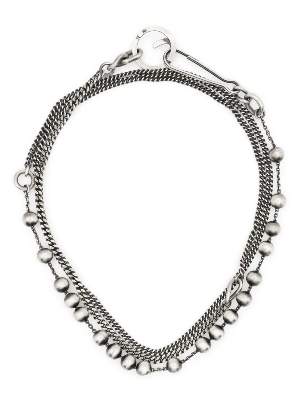 WERKSTATT:MÜNCHEN collar en plata de ley | plateado | Image 1