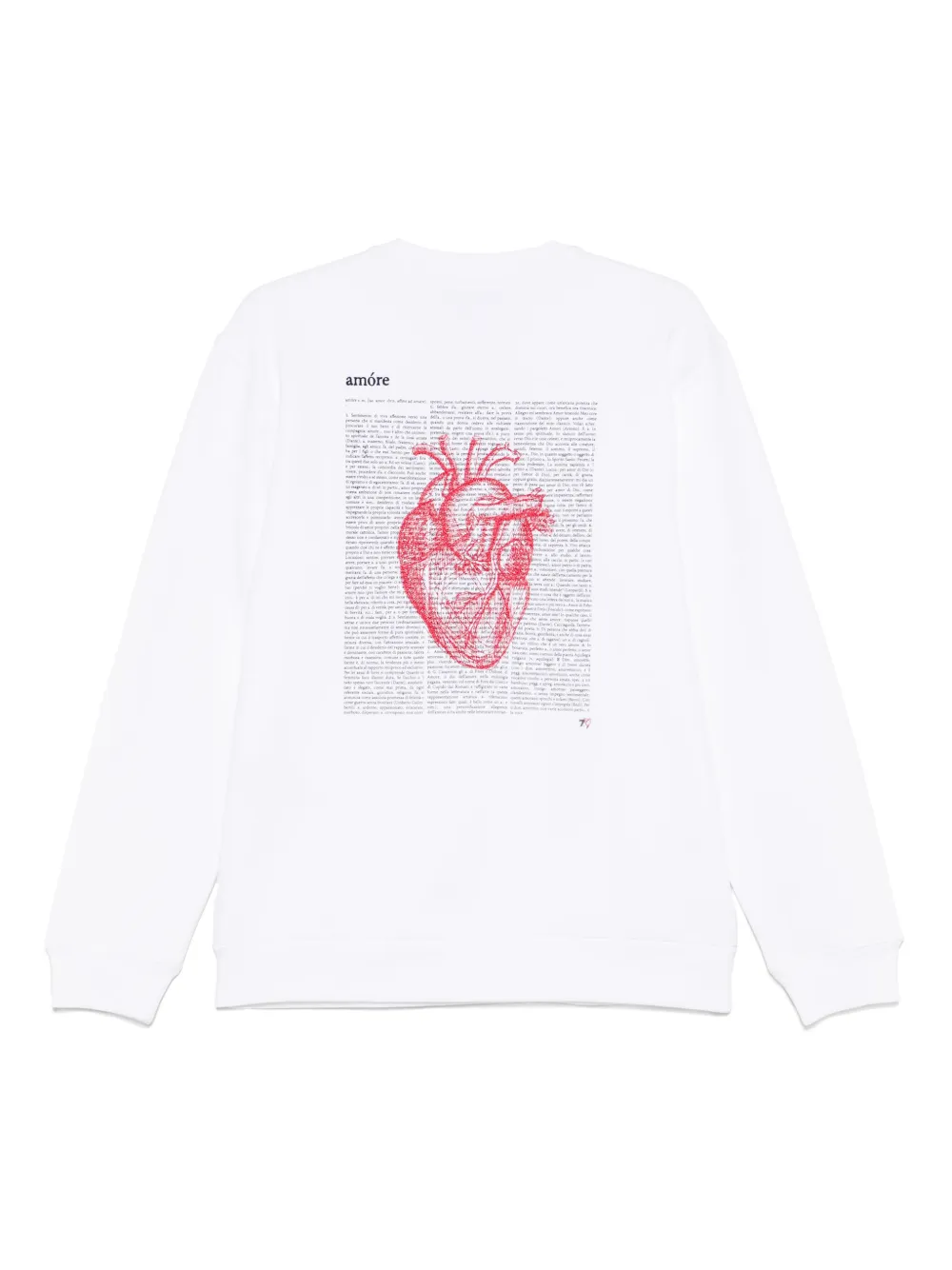EA7 GRAPHIC-PRINT SWEATSHIRT