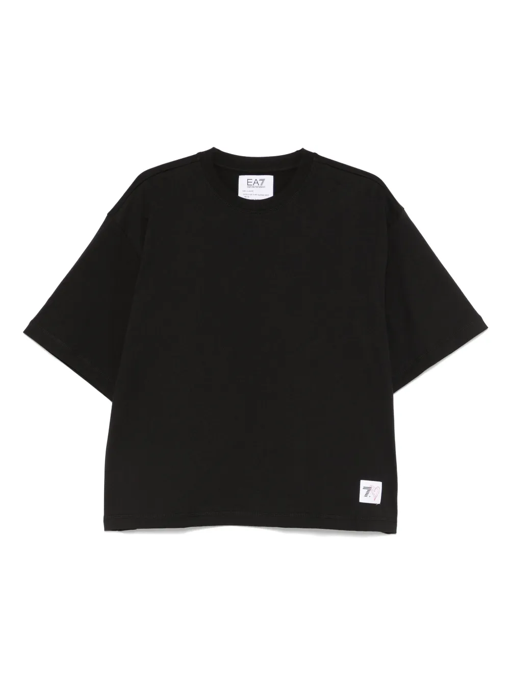 EA7 GRAPHIC-PRINT COTTON T-SHIRT 