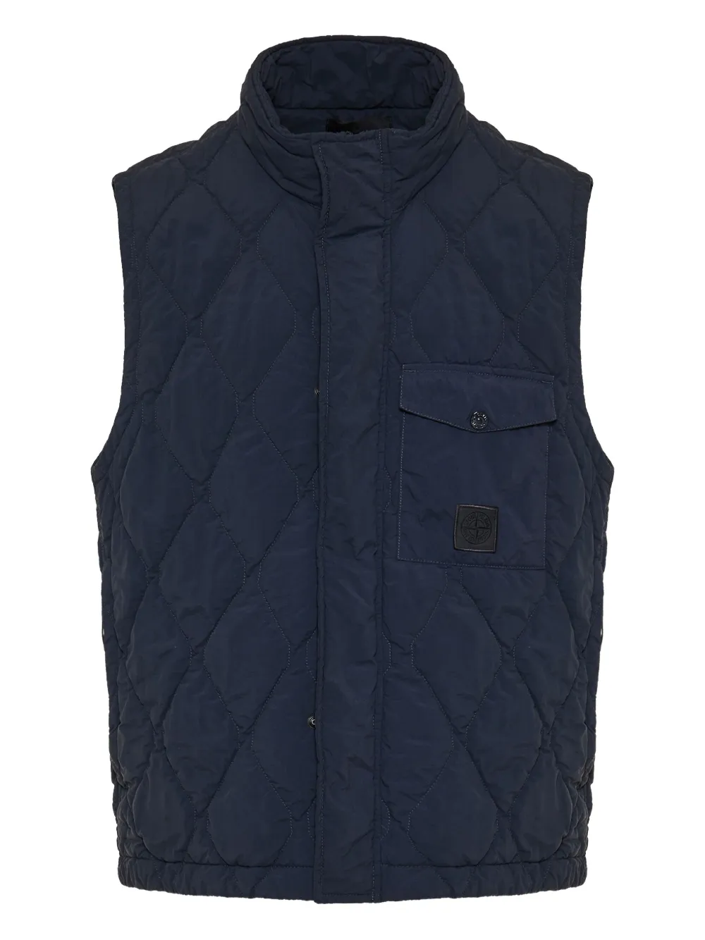 Stone Island quilted pocket vest | Blue | Image 1
