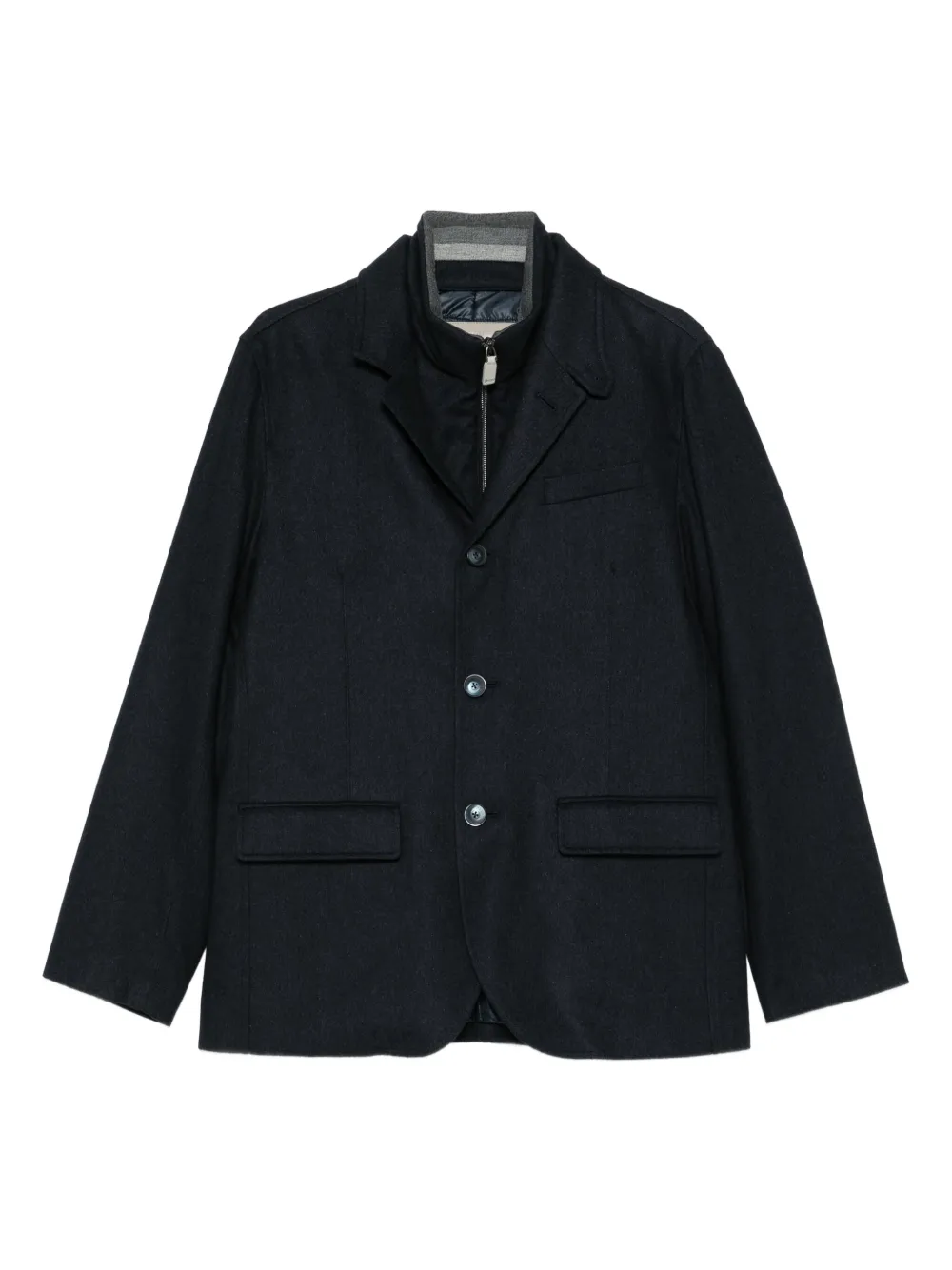 Herno three-button zipped jacket | azul | Image 1