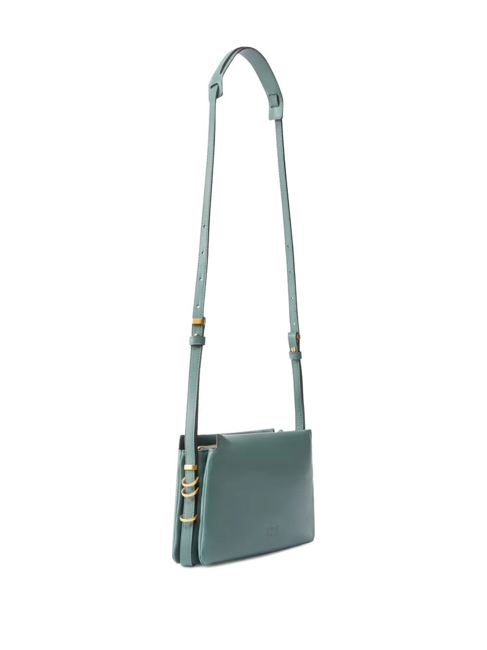 PINKO Leren crossbodytas Groen