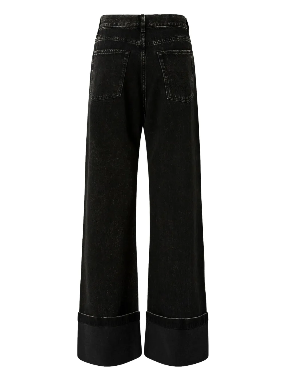 PINKO Jeans met omgeslagen pijpen Zwart