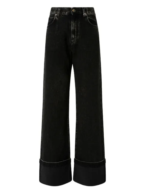 PINKO folded-hem jeans