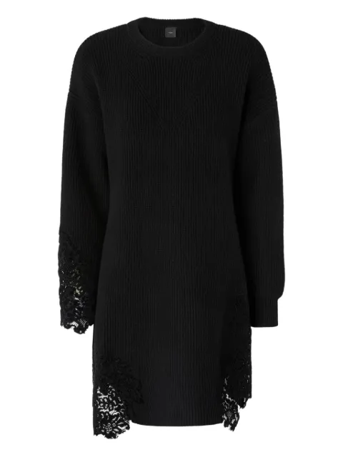 PINKO lace panel mini dress