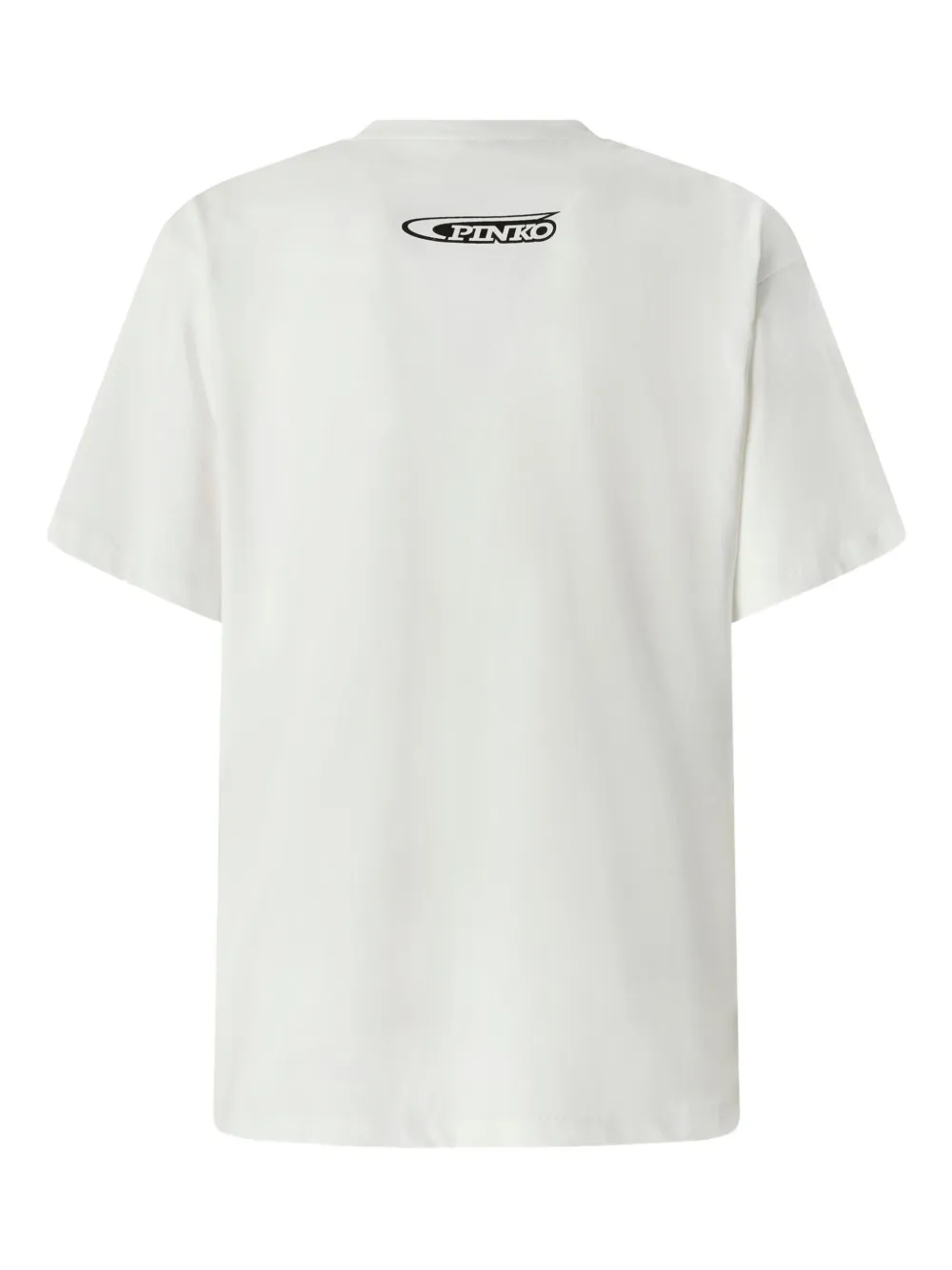 PINKO T-shirt met hartprint Wit