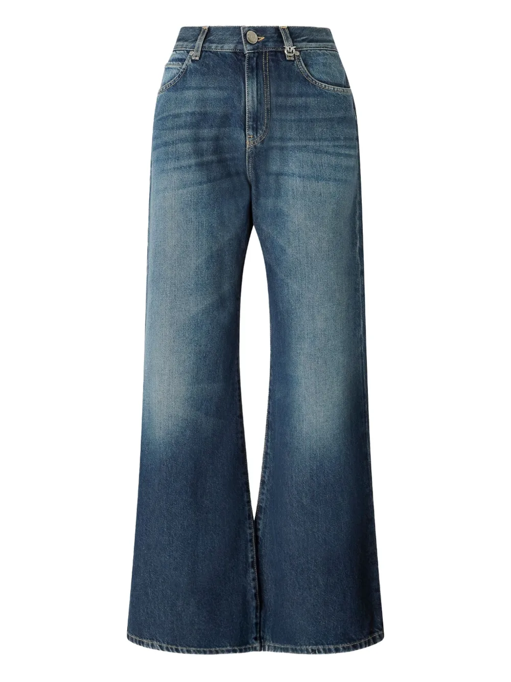 PINKO Whiskering jeans Blauw
