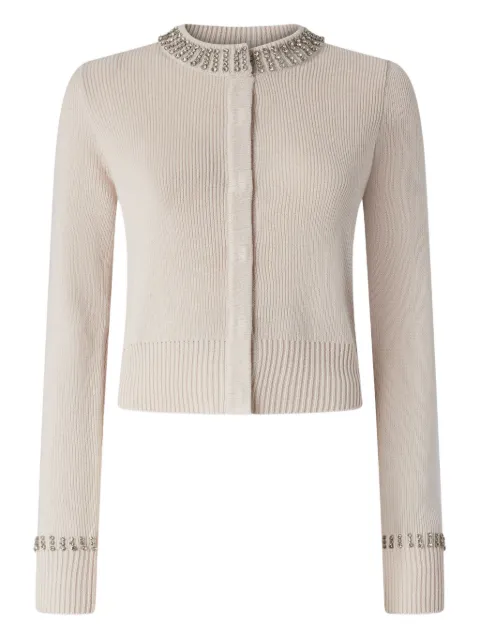 PINKO embellished-cuff cardigan