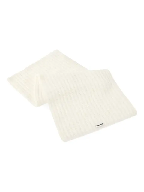 PINKO ribbed-knit scarf
