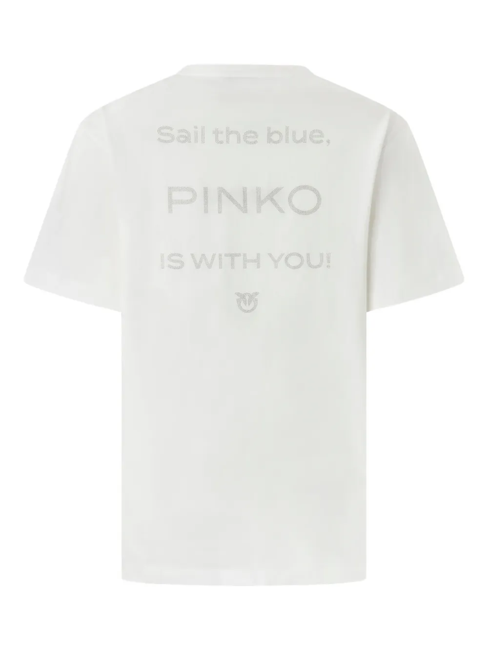PINKO embroidered logo t-shirt Wit