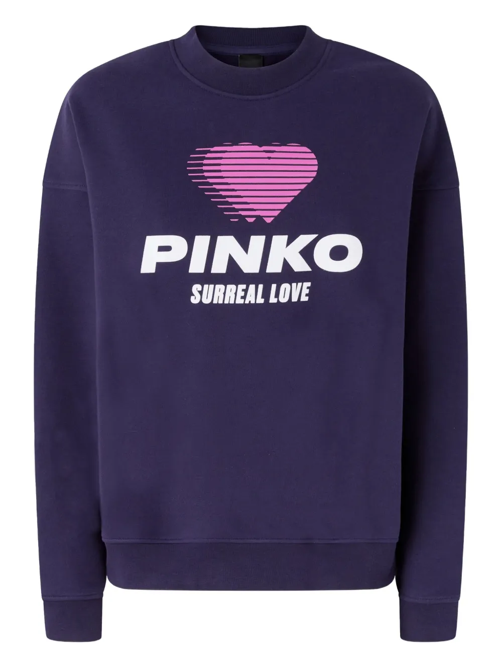 PINKO heart-print sweatshirt | Blue | Image 1