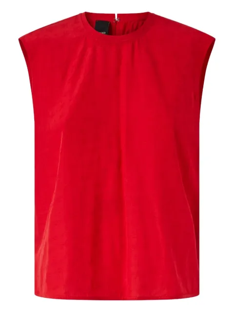 PINKO tie-back sleeveless top