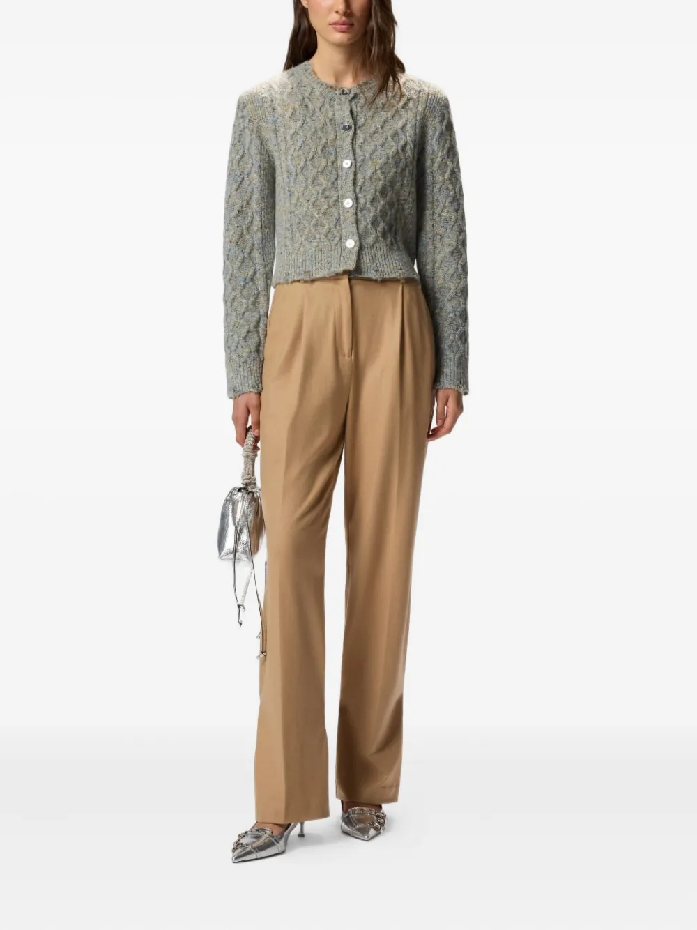 PINKO cable-knit button cardigan | Cardigans | Image 2