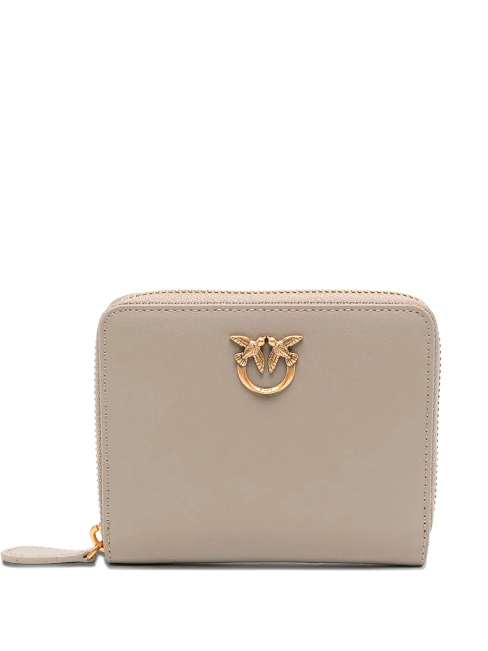 PINKO zip-around leather wallet | Neutrals | Image 1