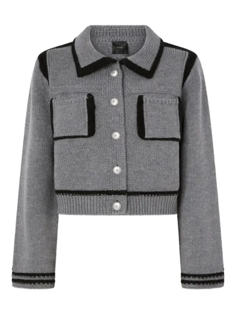 PINKO wool buttoned cardigan