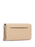 PINKO chain-strap leather clutch - Neutrals