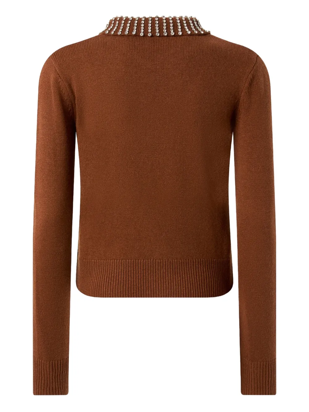 PINKO embellished-collar sweater Bruin