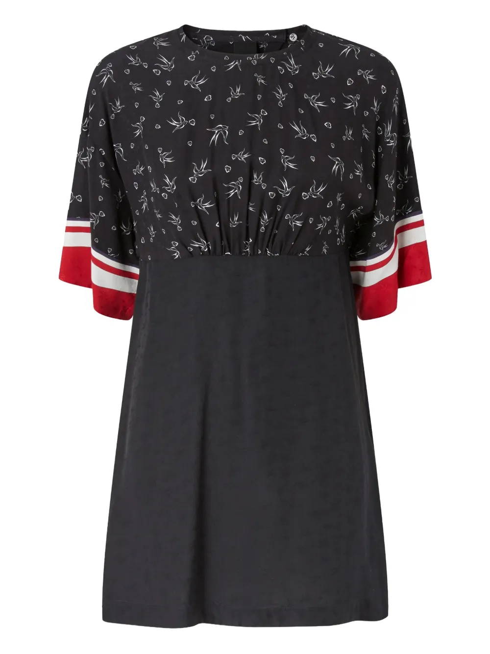 panelled mini dress