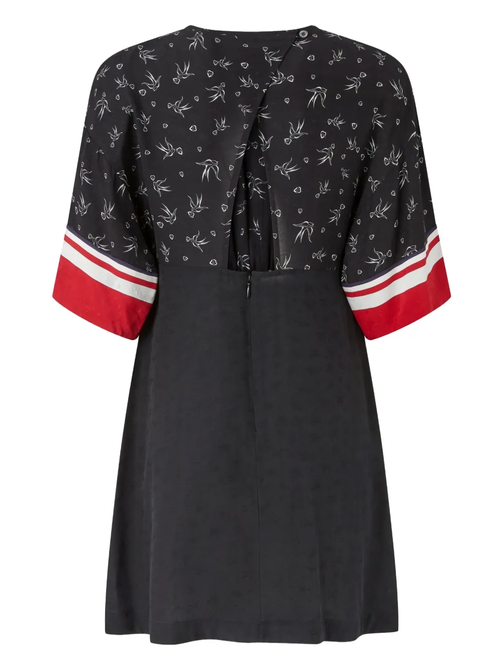 PINKO Mini-jurk met vlakken - ZZ2 NERO/BIANCO