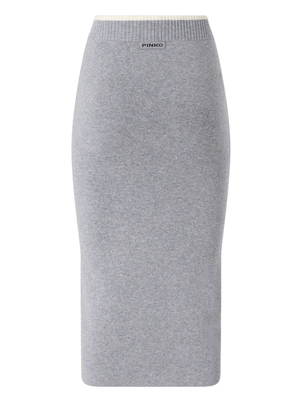 PINKO ribbed midi skirt - Grijs