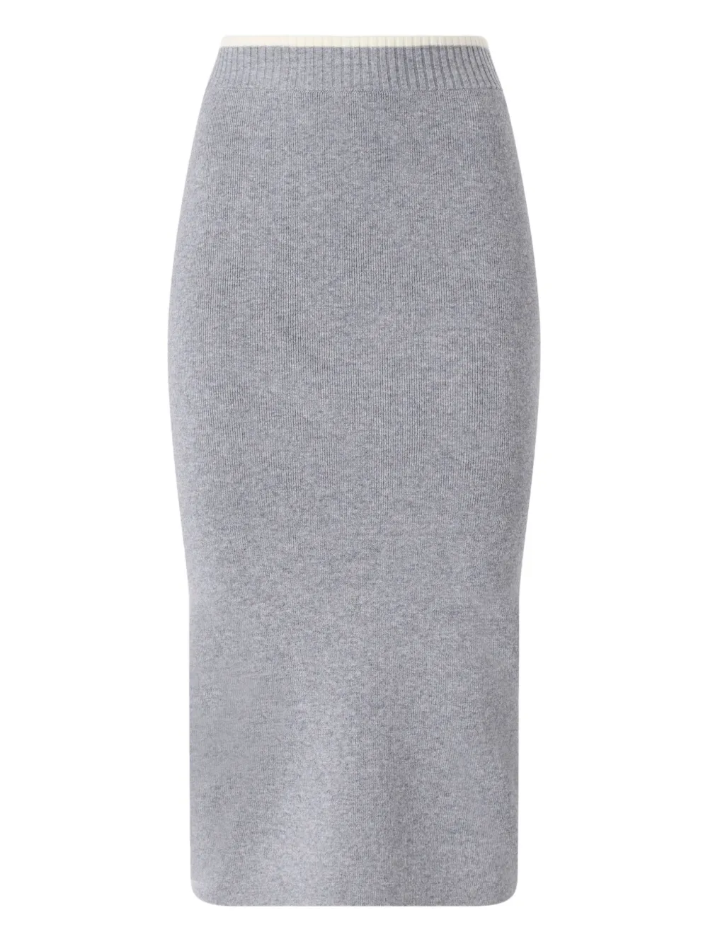 PINKO ribbed midi skirt | Grey | Image 1