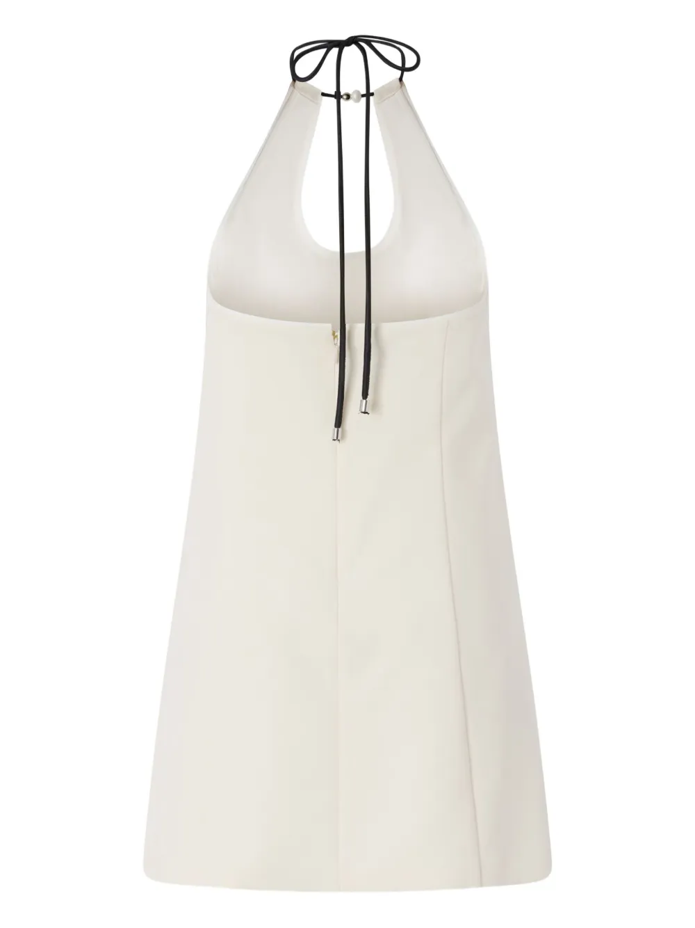 PINKO Inkognito halterneck-tie mini dress - Wit