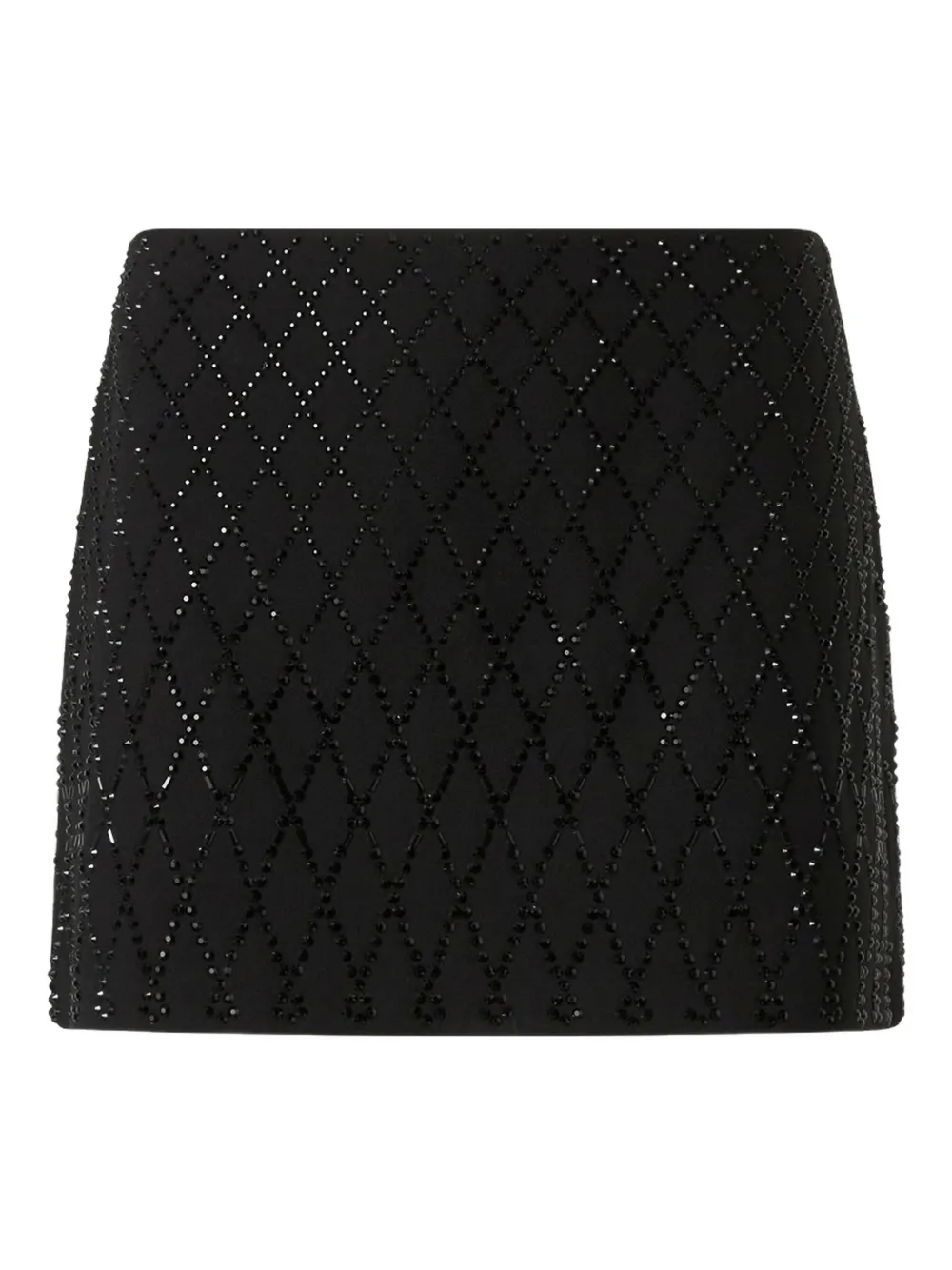 PINKO rhinestone-embellished fitted skirt | Black | Image 1