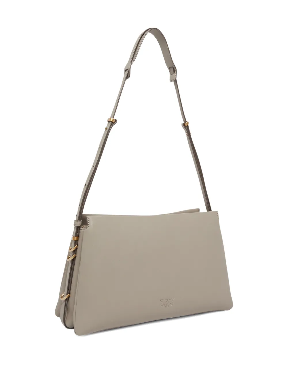 PINKO Leren crossbodytas Bruin